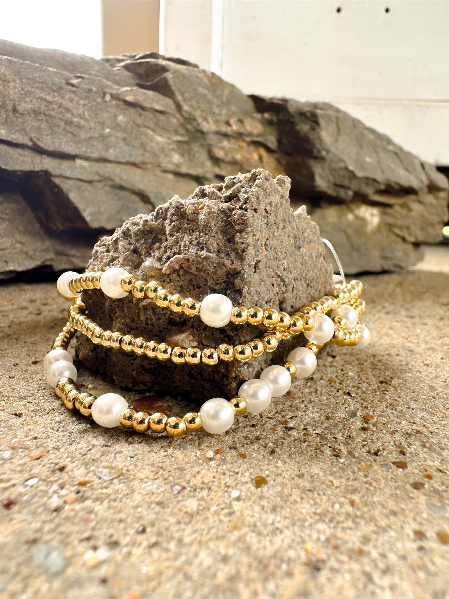 Better To Be Pearl Beaded Bracelet Set