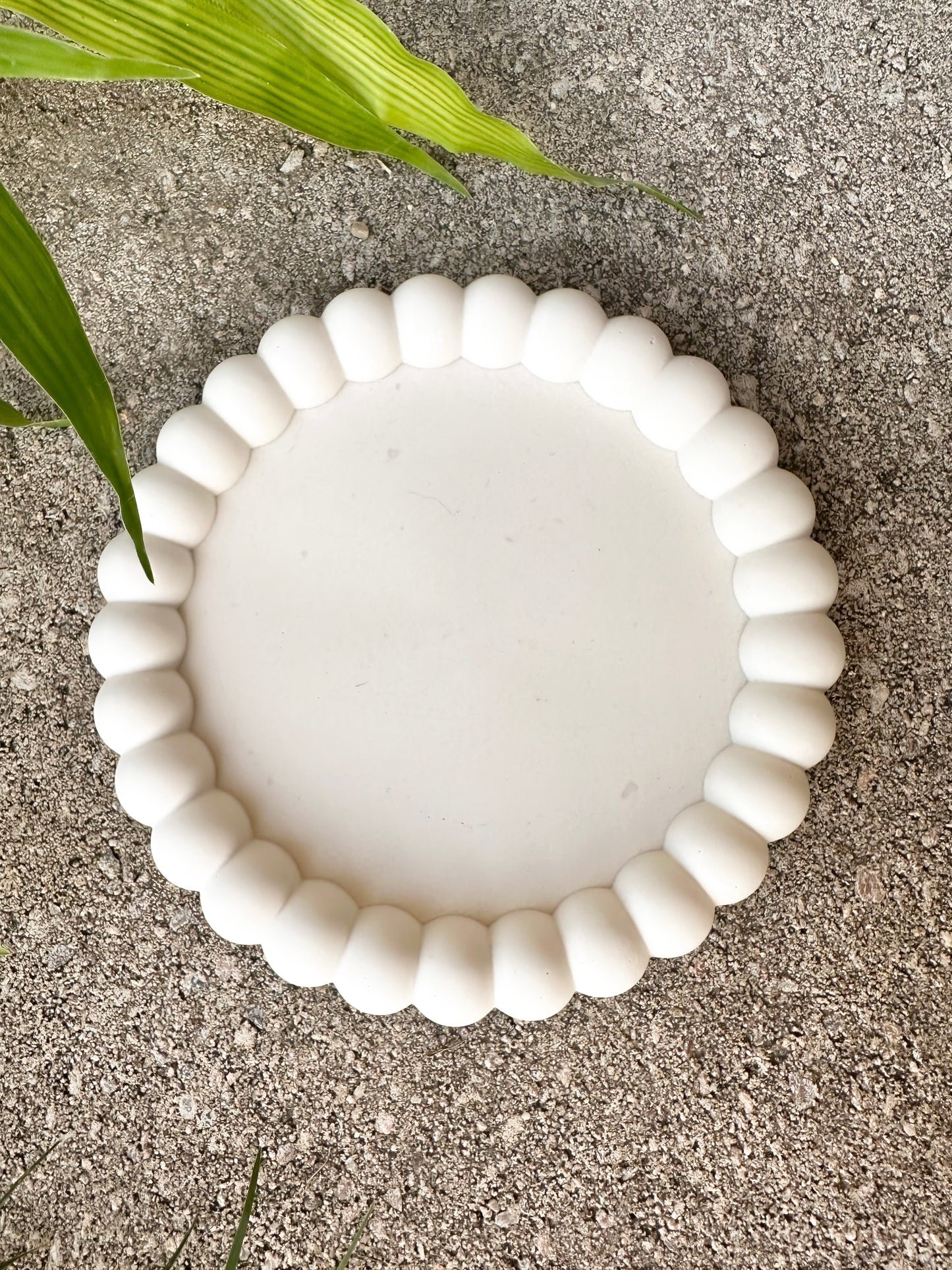 Small Bubble Jesmonite Tray + Coaster