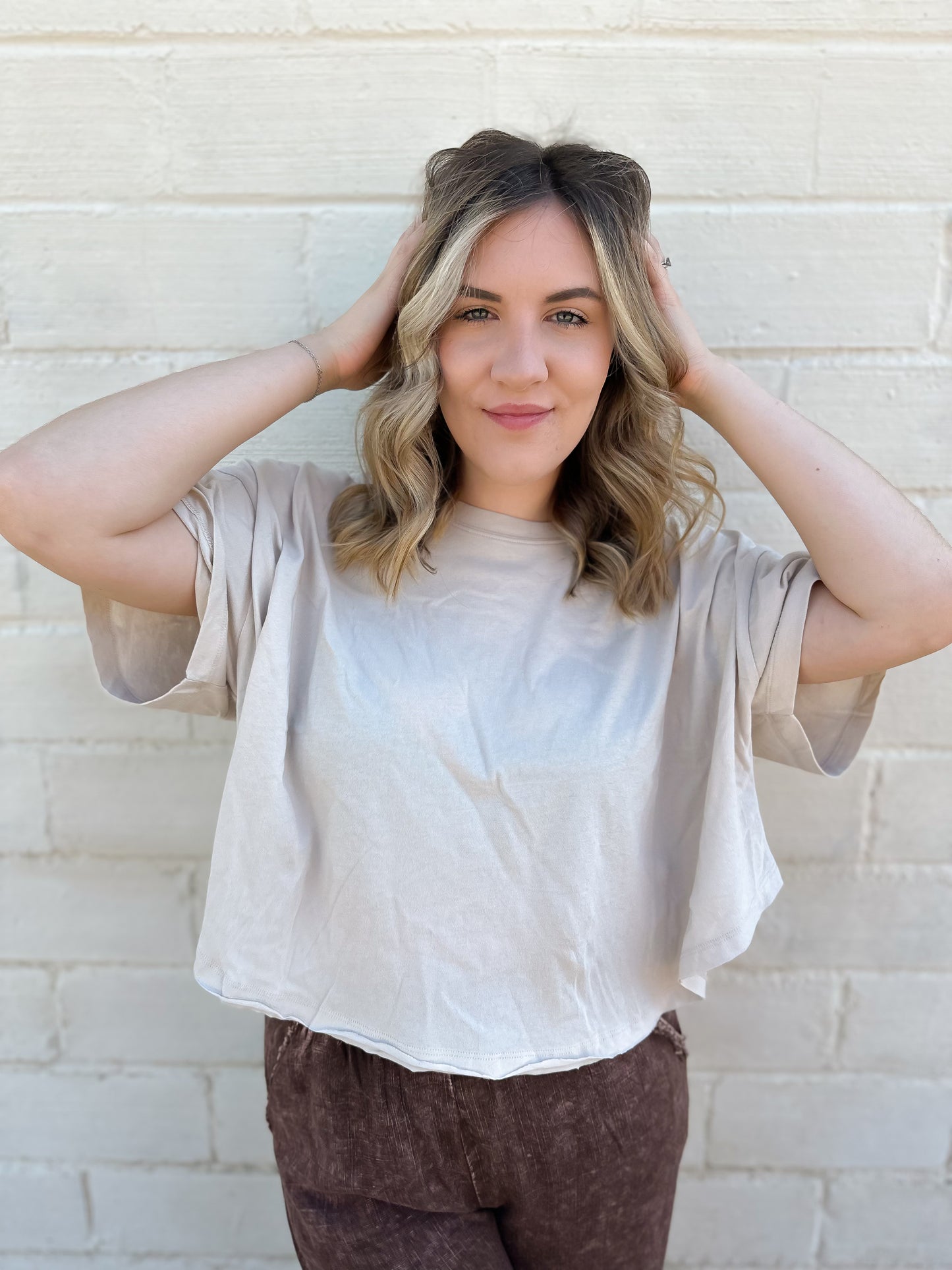 Boundless Beauty Round Neck Top I Ivory