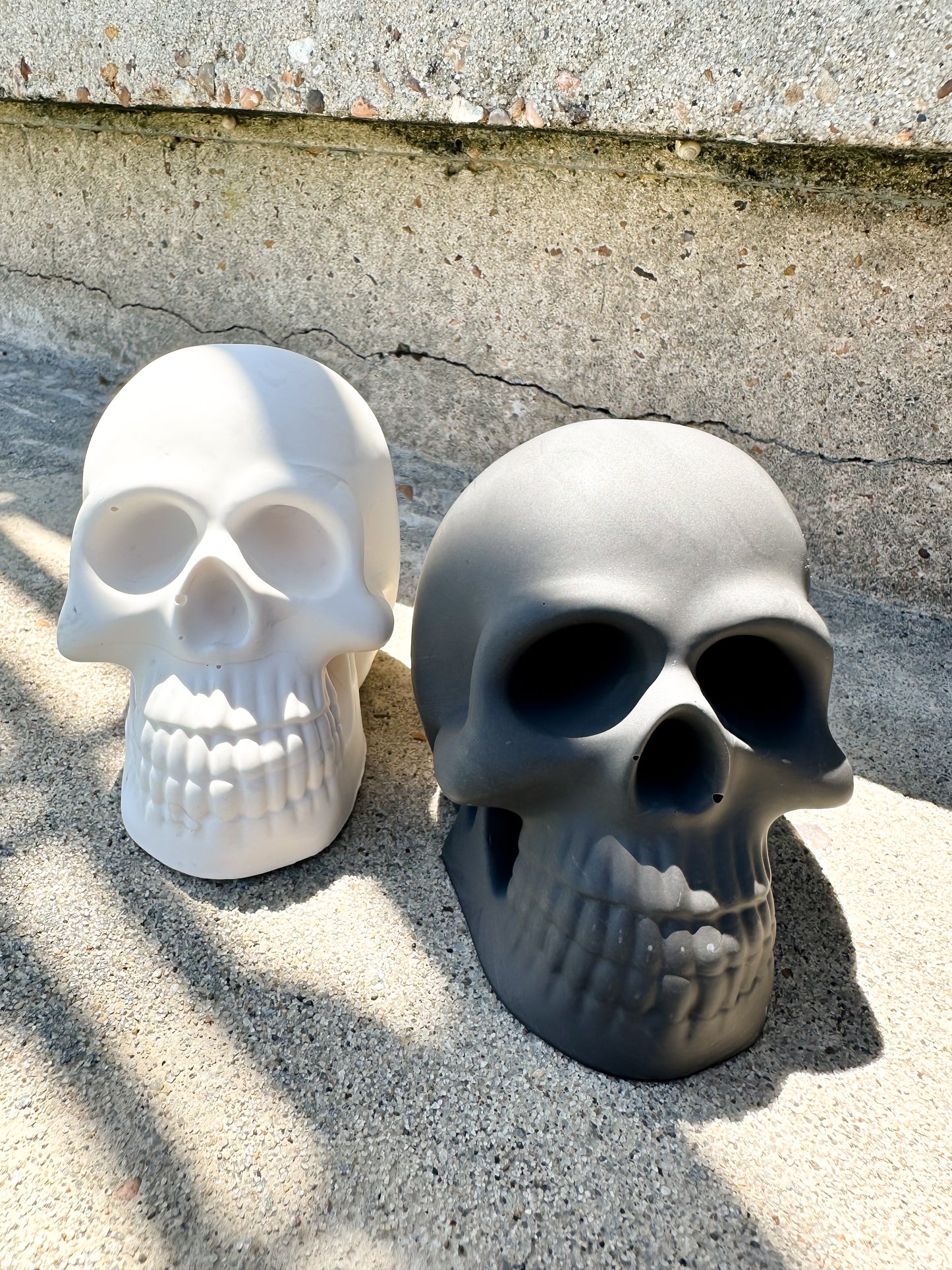 Skull Jesmonite Halloween Decor